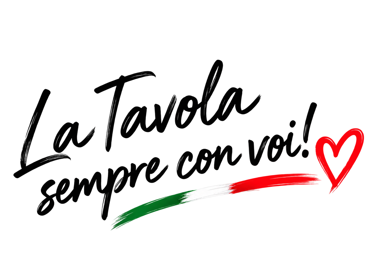 La Tavola Handschrift mit italienischem Farbakzent.
