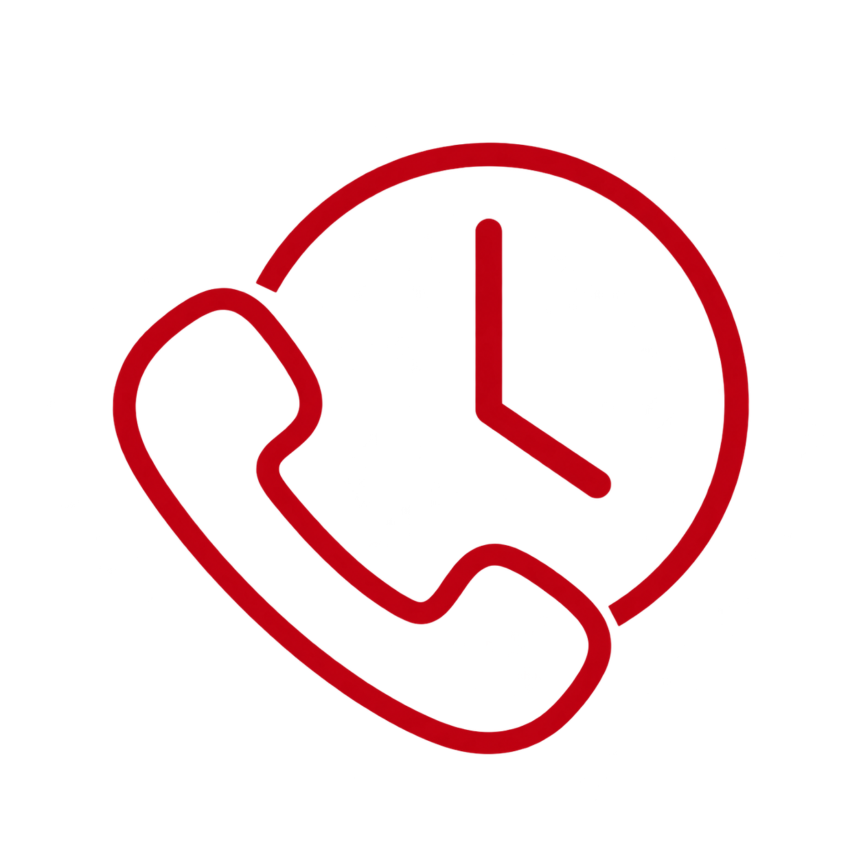 Icon Öffnungszeiten und Kontakt.