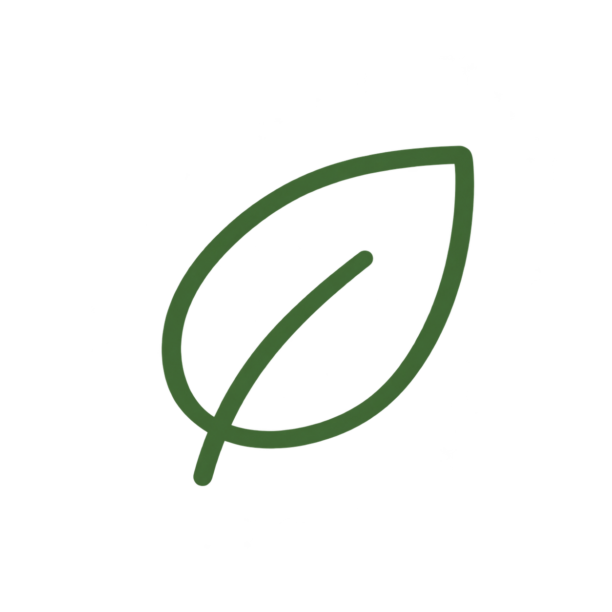 Blatt-Symbol für frische Zutaten.