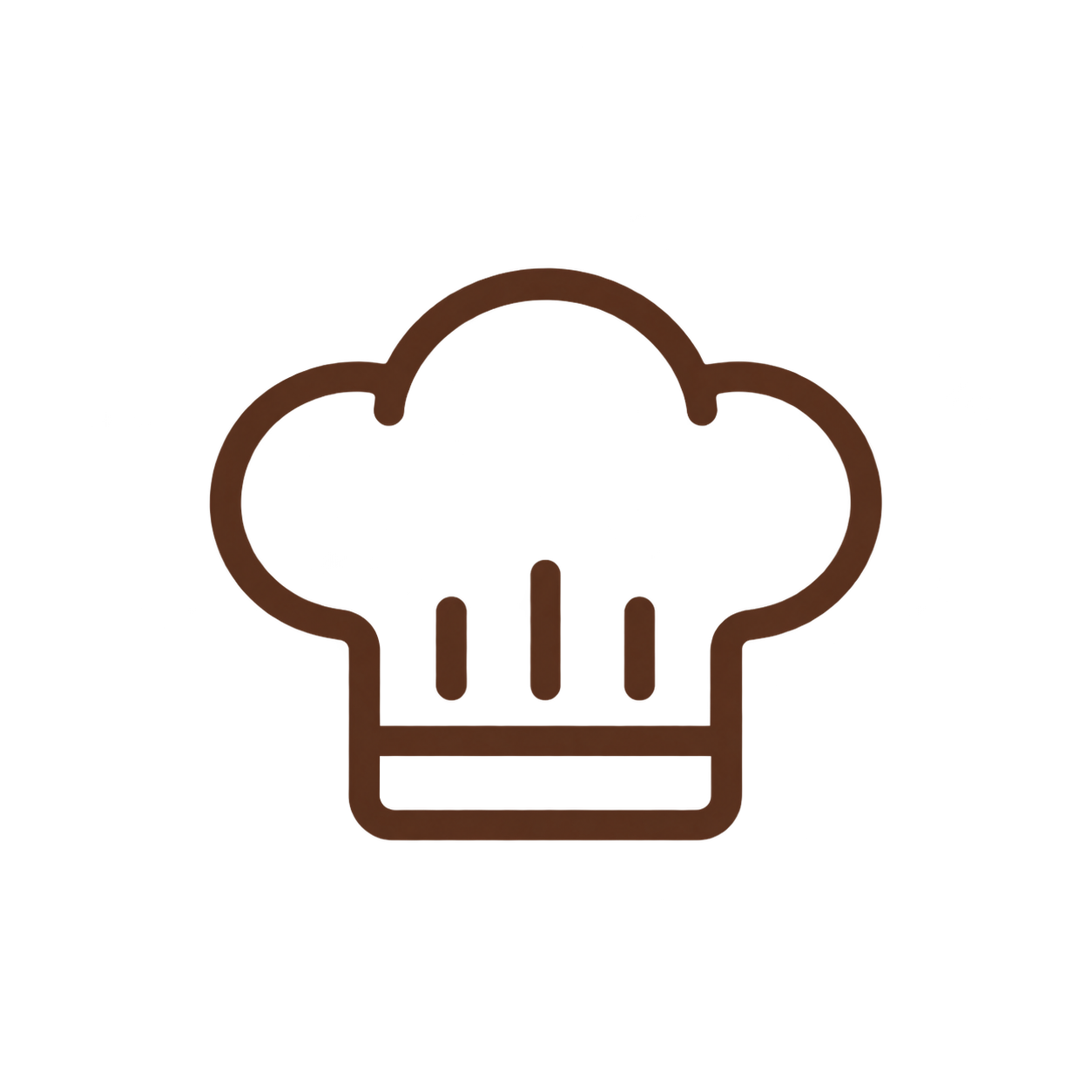 Kochmützen-Symbol für originale Rezepte.